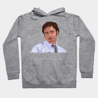 Dwight as Jim Hoodie